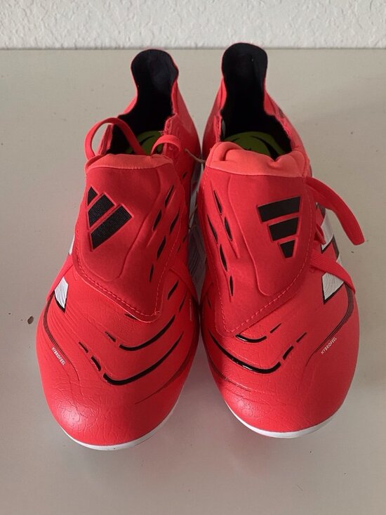 adidas Predator League FoldOver Tongue Firm Ground Lucid Red Soccer Cleats Men 9 main image 13